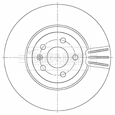  Disco do freio dianteiro Volvo S60 III sedan (224) (2019 - 2026) III
