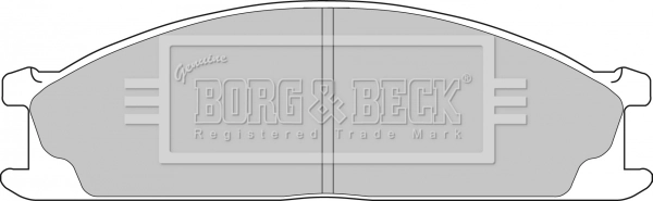 Sapatas do freio dianteiras de disco Nissan Terrano I WD21