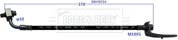 Купить 600635600D Tesla Шланг тормозной задний левый