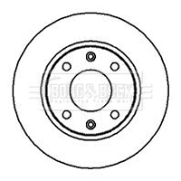 Disco do freio dianteiro Peugeot 205 II 20A, C