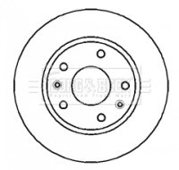 Передние тормозные диски BS0986478992 Bosch