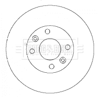 Disco do freio dianteiro para KIA Carens I FJ