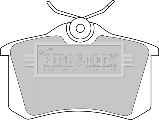  Задние тормозные колодки Volkswagen Golf 2