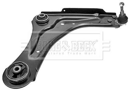 Braço oscilante inferior direito de suspensão dianteira para Renault Laguna III BT0, BT1