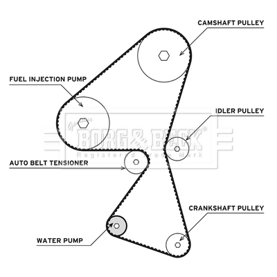 Correia do mecanismo de distribuição de gás, kit para Fiat Scudo  270
