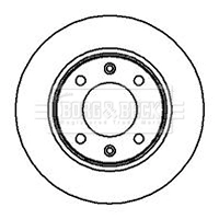  Disco do freio traseiro Citroen Berlingo сaixa (M) (1996 - 2008) 