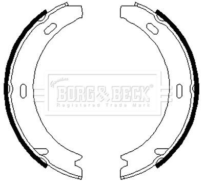 Sapatas do freio de estacionamento Mercedes E preço, a partir de 16,27 USD