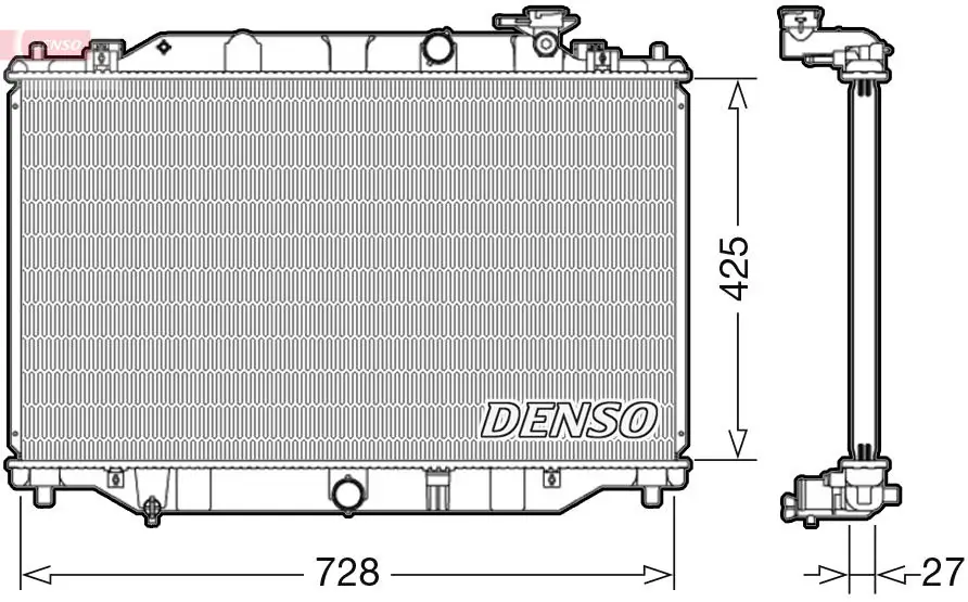 Радиатор 45X1081 Polcar