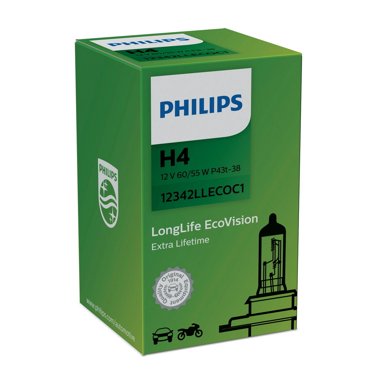 Купить 12342LLECOC1 Philips Лампочка галогенная