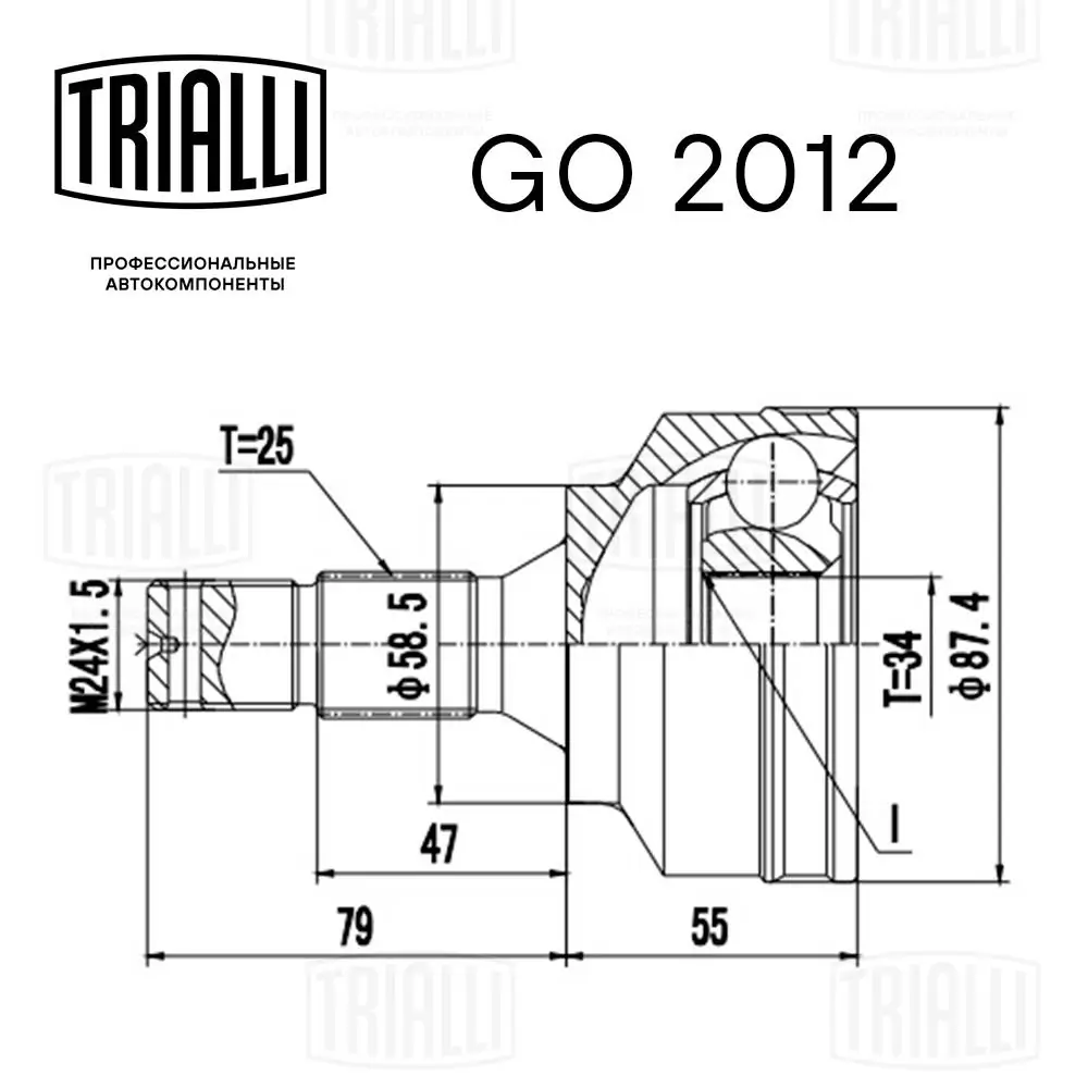 GO2012 Trialli Наружная граната