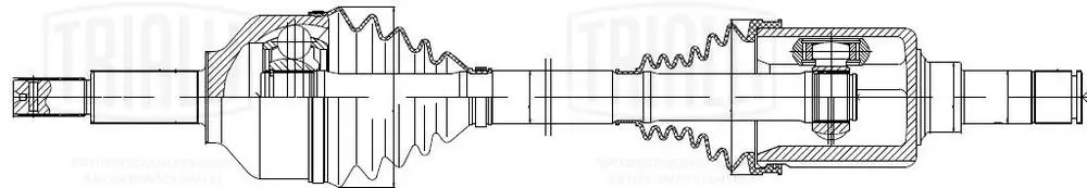 Купить AR1052 Trialli Привод в сборе левый