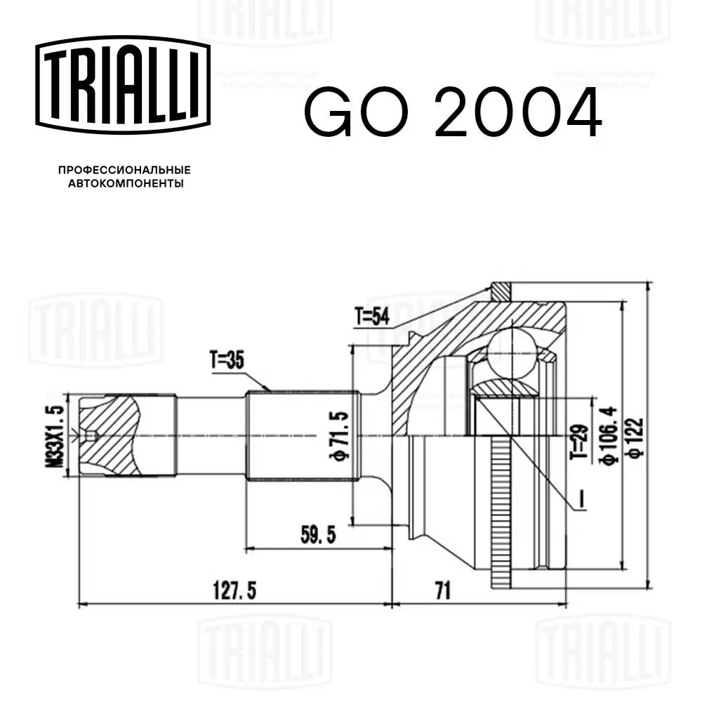 GO2004 Trialli Наружная граната