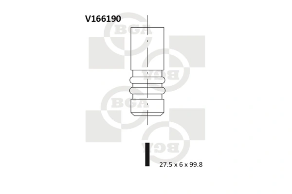 Клапан впускной Freccia 6619SCR цена, от 6.33 USD