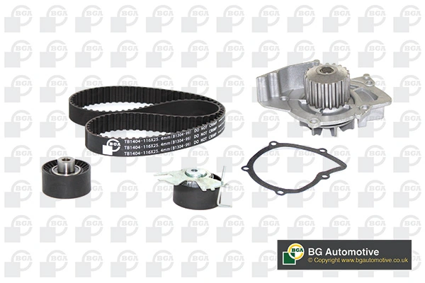 Correia do mecanismo de distribuição de gás, kit Citroen C8 EA, EB