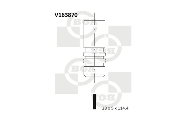 Клапан впускной Opel 641404 цена, от 5.79 USD