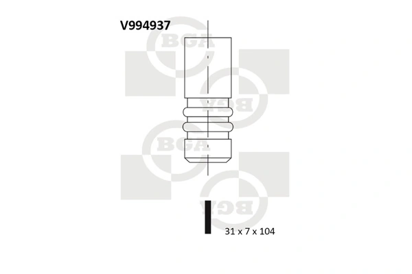 7438610007 Renault (RVI) Впускной клапан