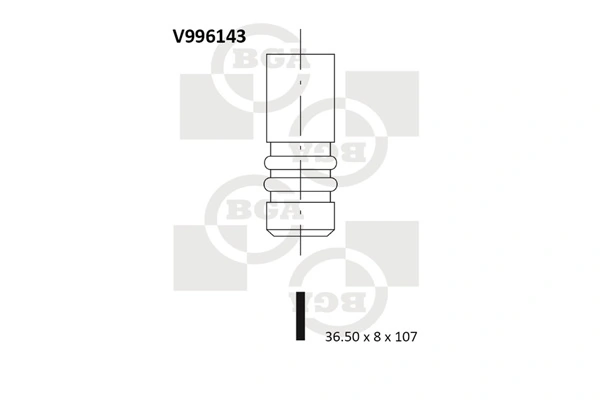 Клапан впускной Freccia 6143SCR цена, от 5.62 USD