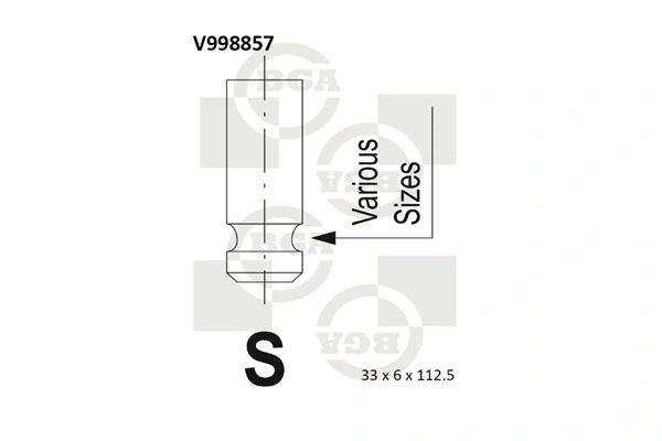 Клапан впускной Freccia 6104R цена, от 5.98 USD