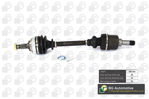Левая полуось C9023 Expert Line