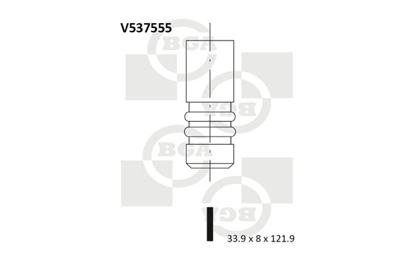 9604295780 Fiat/Alfa/Lancia Выхлопной клапан