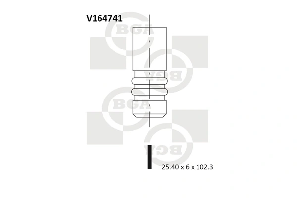 Выпускной клапан 6474RCR Freccia