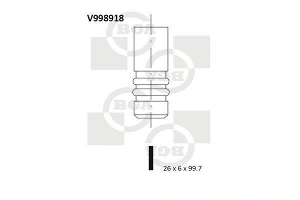 Клапан впускной Freccia 6464SNT цена, от 6.15 USD