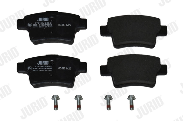 573194J Jurid/Bendix Колодки тормозные дисковые комплект
