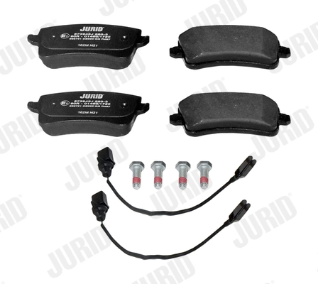 573945J Jurid/Bendix Колодки тормозные дисковые комплект