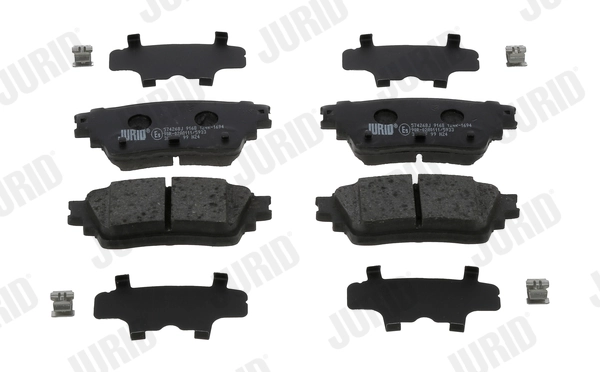 574268J Jurid/Bendix Колодки тормозные дисковые комплект