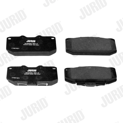 572252J Jurid/Bendix Колодки передние