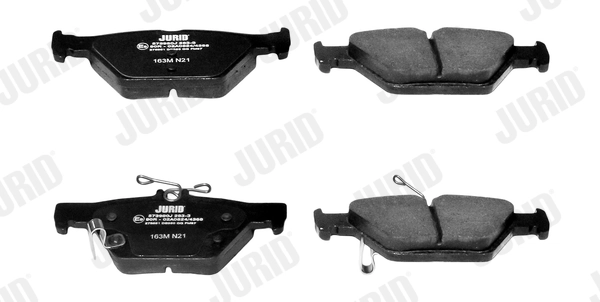 573980J Jurid/Bendix Колодки тормозные дисковые комплект