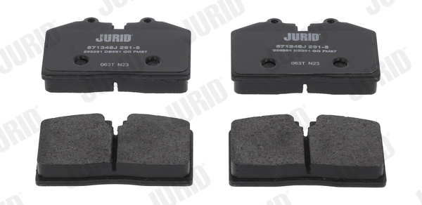 571348J Jurid/Bendix Колодки тормозные дисковые комплект