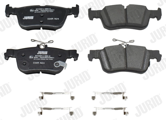 Sapatas do freio traseiras de disco Ford Mustang CGW, K3R, K3S