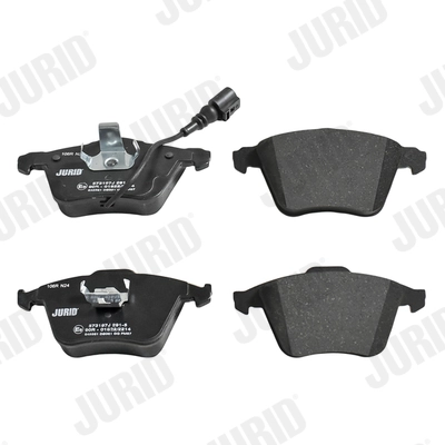 573197J Jurid/Bendix Колодки передние