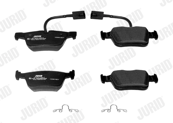 573978J Jurid/Bendix Колодки тормозные дисковые комплект