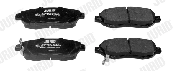 572380J Jurid/Bendix Колодки передние