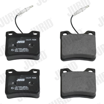 571845J Jurid/Bendix Колодки тормозные дисковые комплект