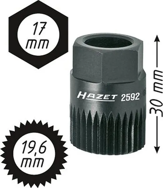 2592 Hazet Головка для установки шкива генератора