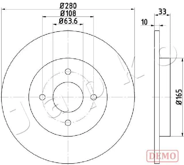 Задний дисковый тормоз Bosch 986479049