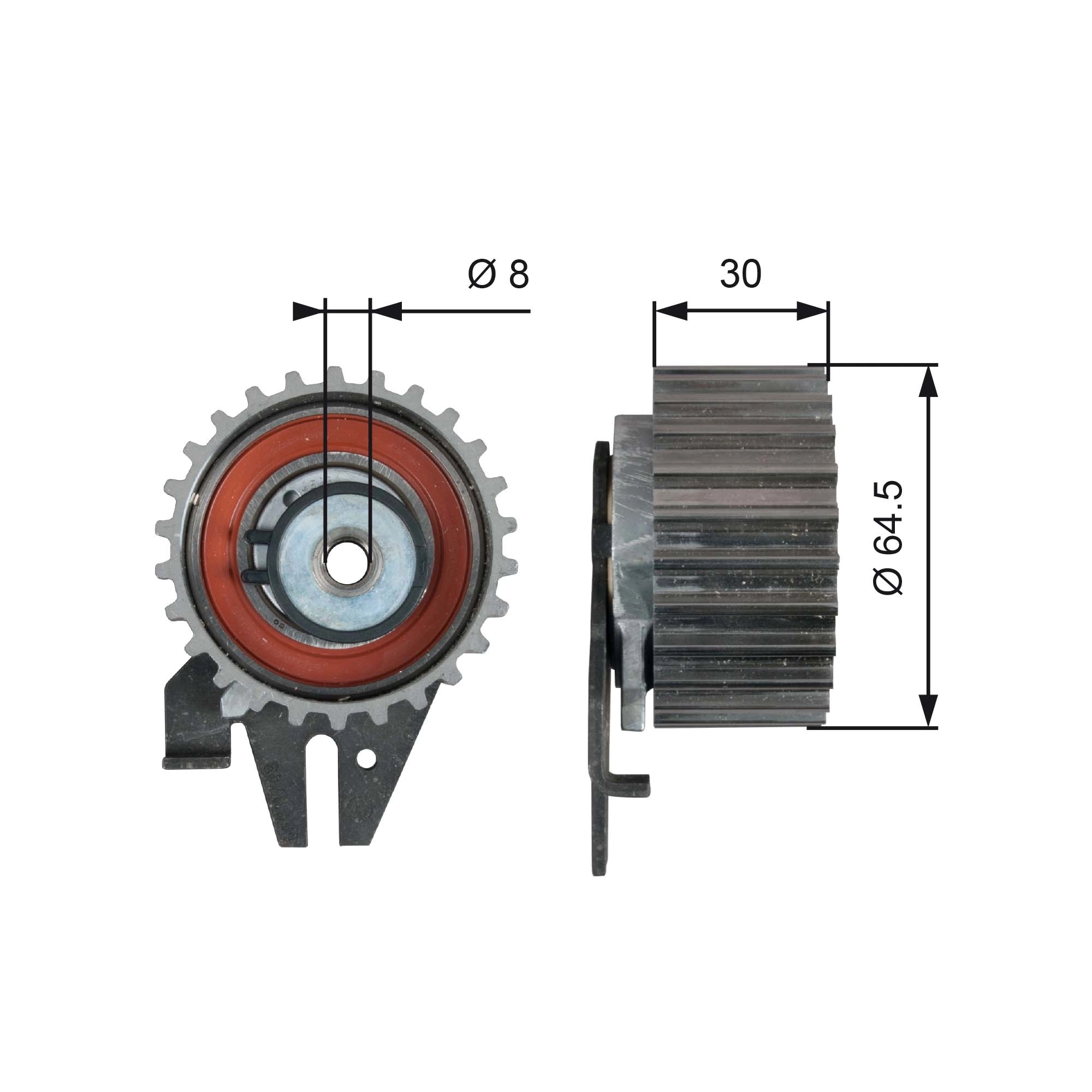 Натяжной ролик 55211749 Fiat/Alfa/Lancia