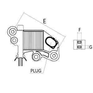 Купить ARE0206BOSCH AS/Auto Storm Реле регулятор напряжения генератора