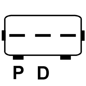 Relê-regulador do gerador (relê de carregamento) Mazda 6 GH