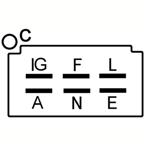 Relê-regulador do gerador (relê de carregamento) BMW X5 E53