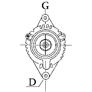  Gerador Nissan Sunny I sedan (B11) (1981 - 1985) I