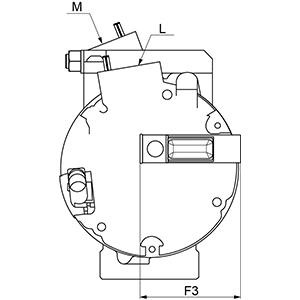 Compressor de aparelho de ar condicionado Opel Zafira K0