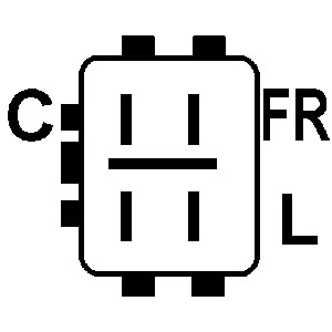 Relê-regulador do gerador (relê de carregamento) Hyundai Santa Fe 3 DM