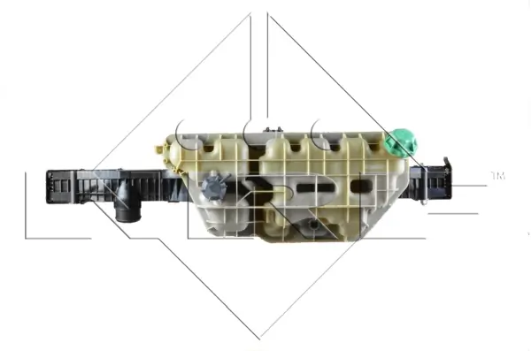 Radiador de esfriamento de motor MAN TGX 1