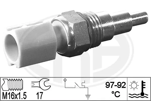  Sensor de temperatura do fluido de esfriamento (de ativação de ventilador do radiador) Mazda 323 F IV hatchback (BG) (1989 - 1994) F IV