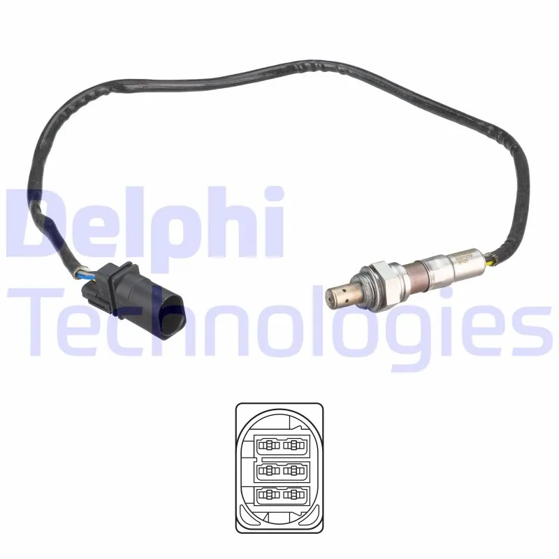 Sonda lambda, sensor de oxigênio Seat Ibiza 4 6J5, 6P1
