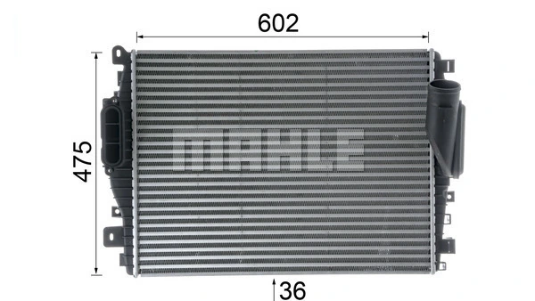 Radiador de intercooler Jaguar S-type CCX